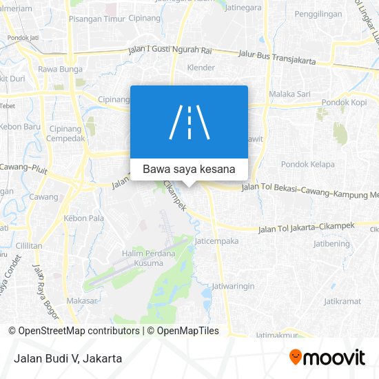 Peta Jalan Budi V