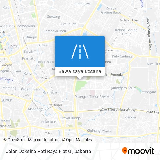 Peta Jalan Daksina Pati Raya Flat Ui