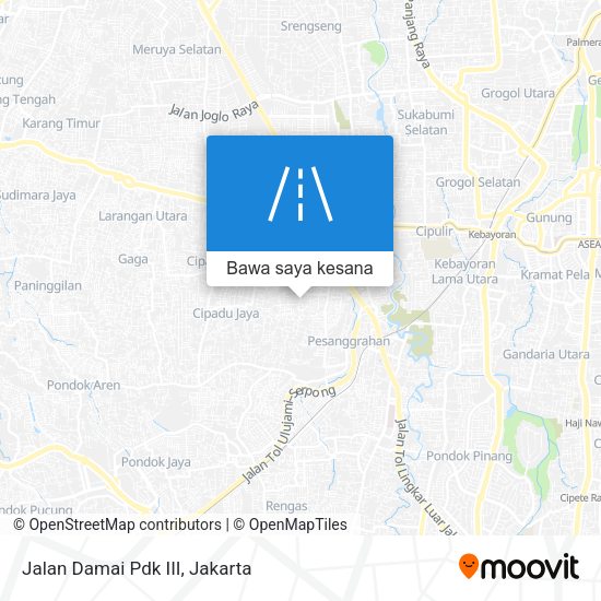 Peta Jalan Damai Pdk III