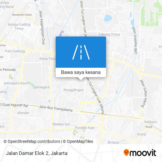 Peta Jalan Damar Elok 2