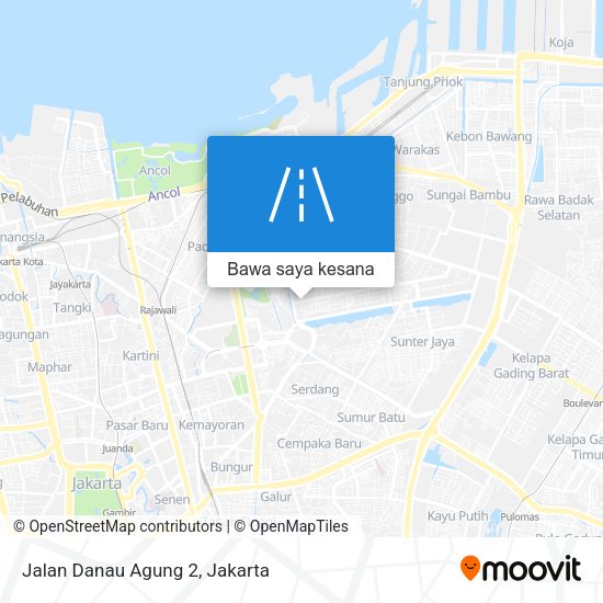 Peta Jalan Danau Agung 2