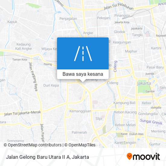 Peta Jalan Gelong Baru Utara II A