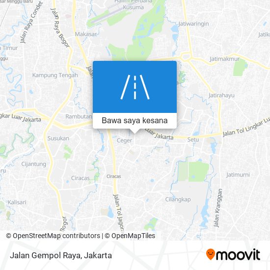 Peta Jalan Gempol Raya