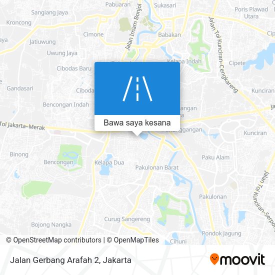 Peta Jalan Gerbang Arafah 2