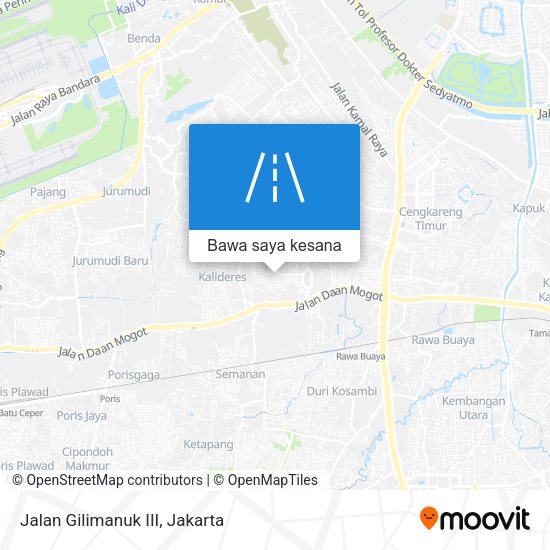Peta Jalan Gilimanuk III