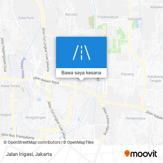 Peta Jalan Irigasi