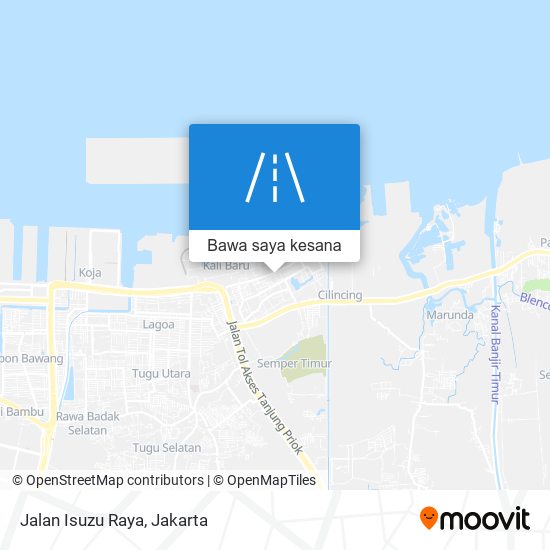 Peta Jalan Isuzu Raya