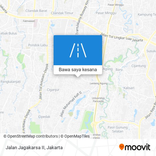 Peta Jalan Jagakarsa II