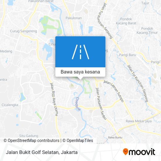 Peta Jalan Bukit Golf Selatan
