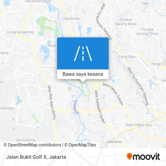 Peta Jalan Bukit Golf X