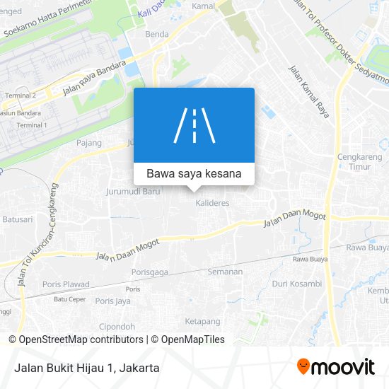 Peta Jalan Bukit Hijau 1