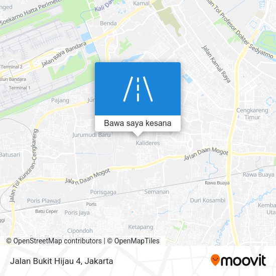 Peta Jalan Bukit Hijau 4