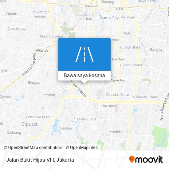 Peta Jalan Bukit Hijau VIII