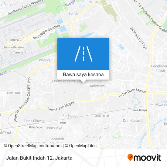 Peta Jalan Bukit Indah 12