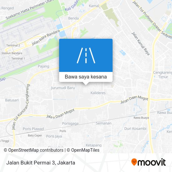 Peta Jalan Bukit Permai 3