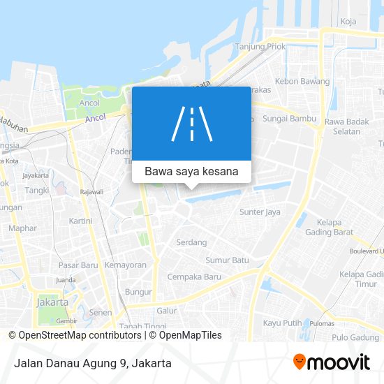 Peta Jalan Danau Agung 9