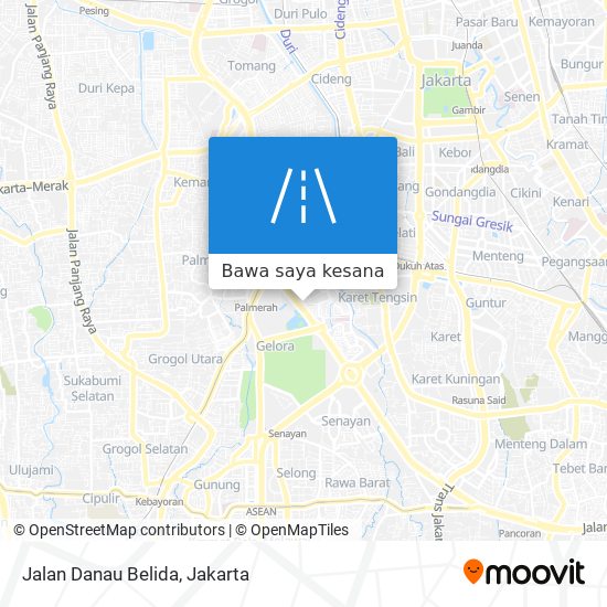 Peta Jalan Danau Belida