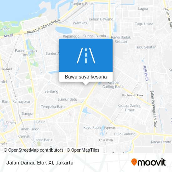 Peta Jalan Danau Elok XI