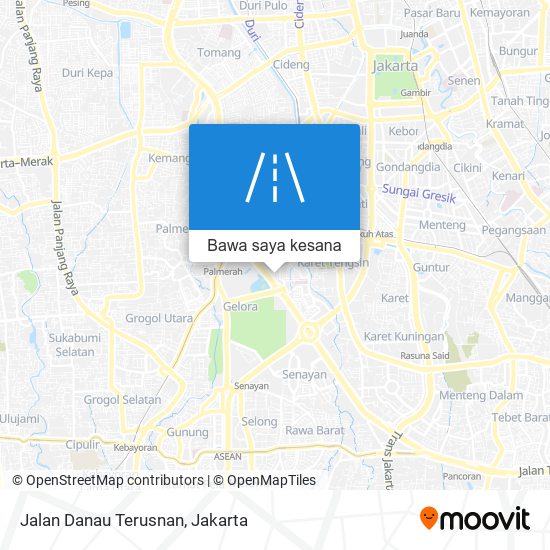 Peta Jalan Danau Terusnan