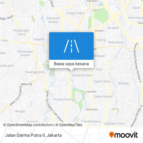 Peta Jalan Darma Putra II