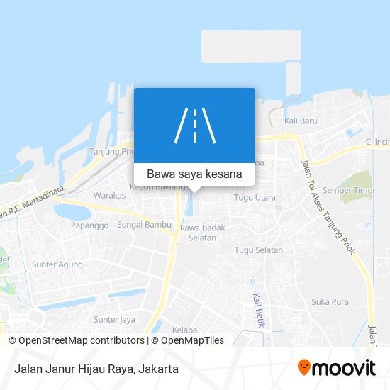 Peta Jalan Janur Hijau Raya