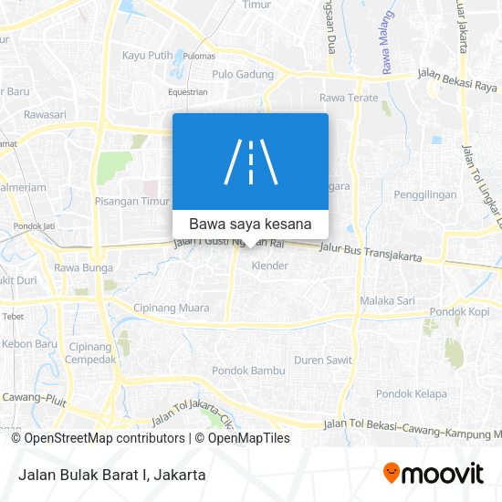 Peta Jalan Bulak Barat I