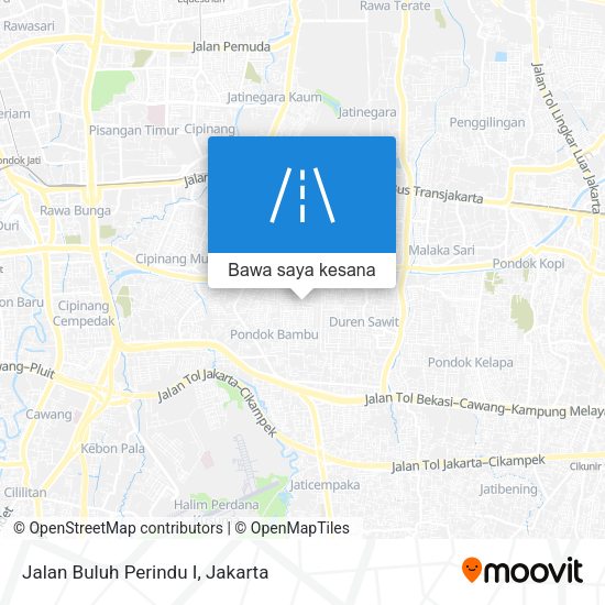 Peta Jalan Buluh Perindu I