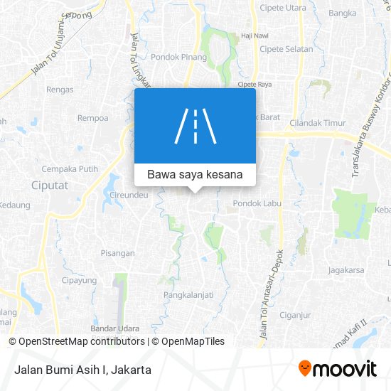 Peta Jalan Bumi Asih I