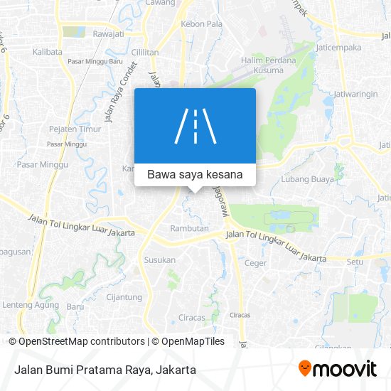 Peta Jalan Bumi Pratama Raya