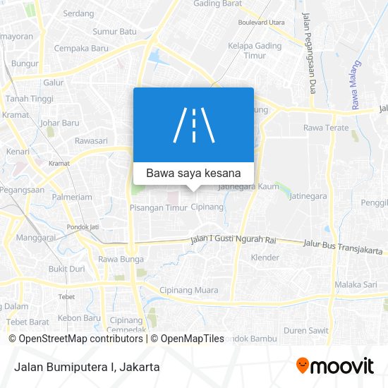 Peta Jalan Bumiputera I