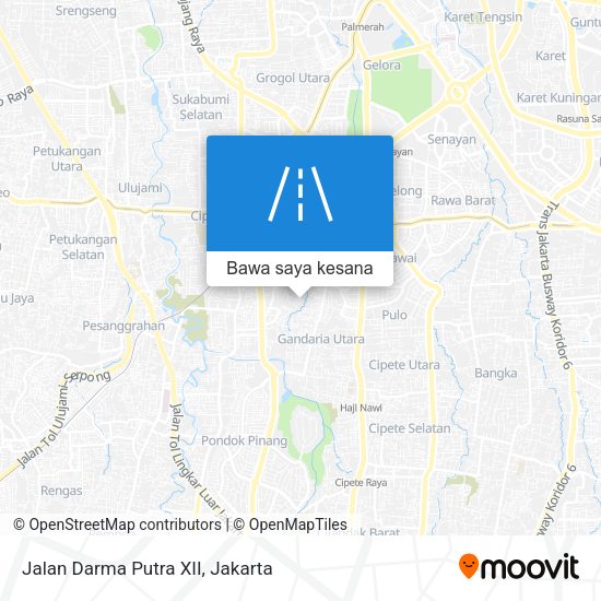Peta Jalan Darma Putra XII