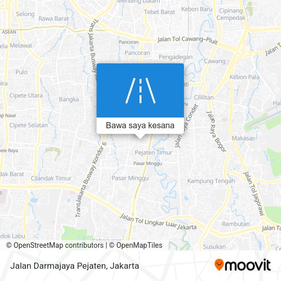 Peta Jalan Darmajaya Pejaten