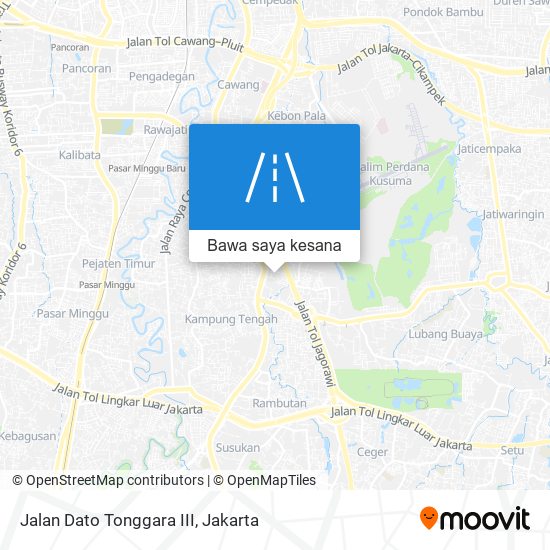 Peta Jalan Dato Tonggara III