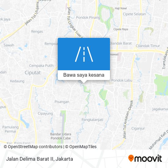 Peta Jalan Delima Barat II