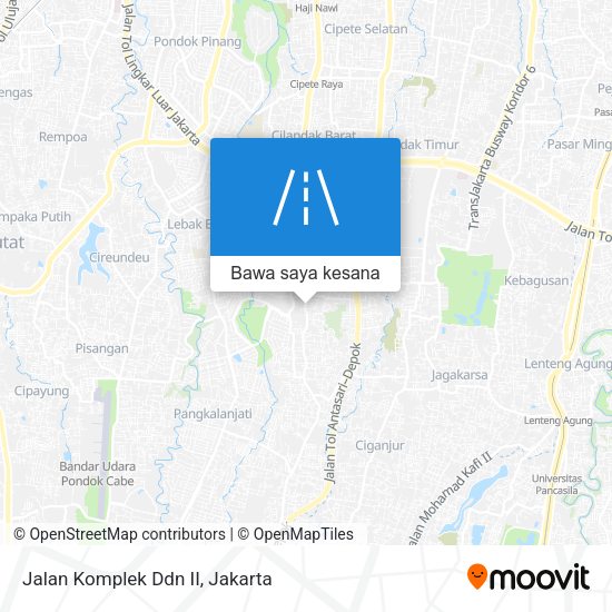 Peta Jalan Komplek Ddn II