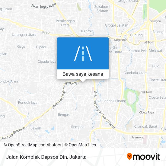 Peta Jalan Komplek Depsos Din