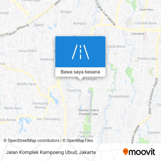 Peta Jalan Komplek Kampoeng Ubud
