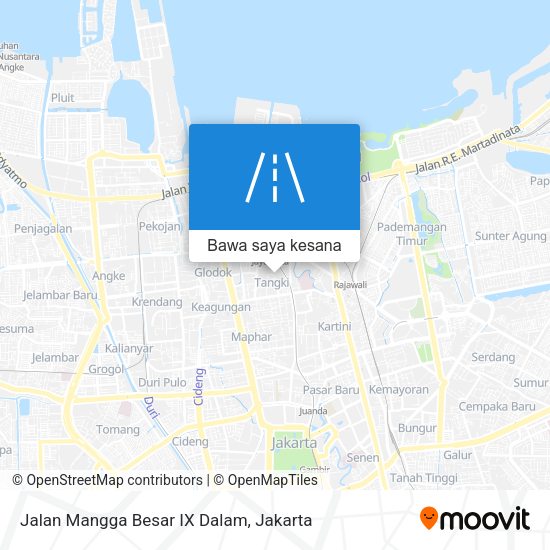 Peta Jalan Mangga Besar IX Dalam