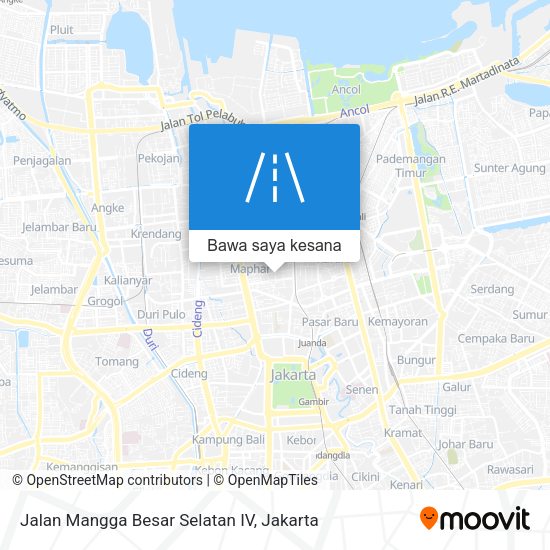 Peta Jalan Mangga Besar Selatan IV
