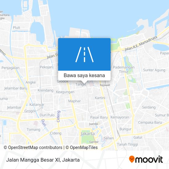 Peta Jalan Mangga Besar XI