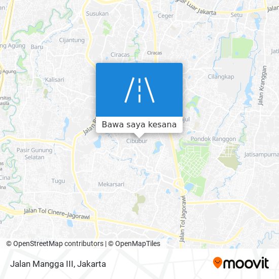 Peta Jalan Mangga III