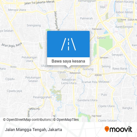 Peta Jalan Mangga Tengah