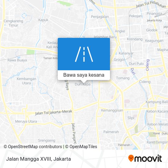 Peta Jalan Mangga XVIII