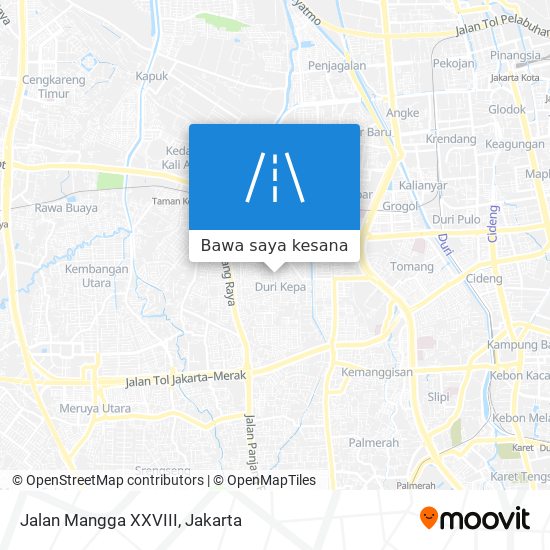 Peta Jalan Mangga XXVIII