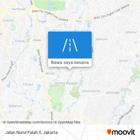 Peta Jalan Nurul Falah II