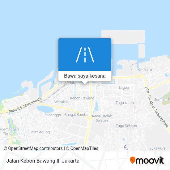 Peta Jalan Kebon Bawang II