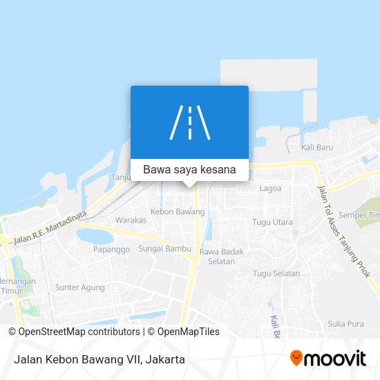 Peta Jalan Kebon Bawang VII