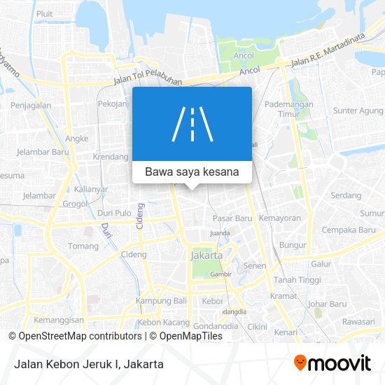 Peta Jalan Kebon Jeruk I