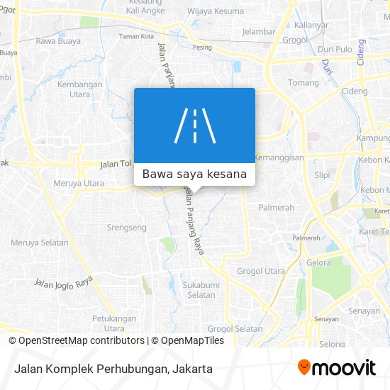 Peta Jalan Komplek Perhubungan