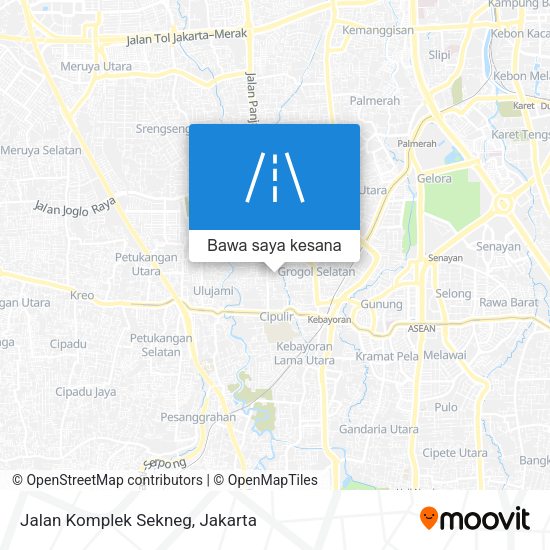 Peta Jalan Komplek Sekneg